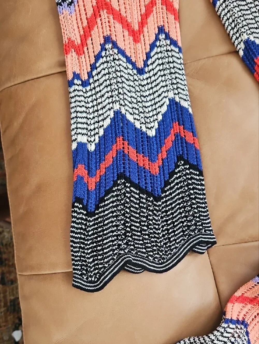 JUCCA Zigzag Multicolor Lightweight Knit Set